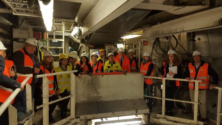 World Tunnel Congress 2019 – Visita alla Linea C Metro Roma. Photo Credits Claudio Cimino – Courtesy World Tunnel Congress