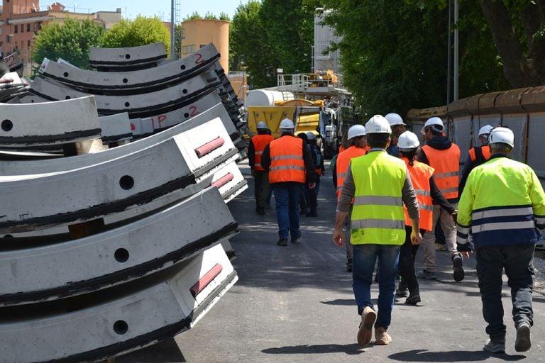 World Tunnel Congress 2019 – Visita alla Linea C Metro Roma. Photo Credits Claudio Cimino – Courtesy World Tunnel Congress