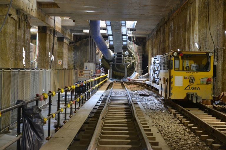 World Tunnel Congress 2019 – Visita alla Linea C Metro Roma. Photo Credits Claudio Cimino – Courtesy World Tunnel Congress