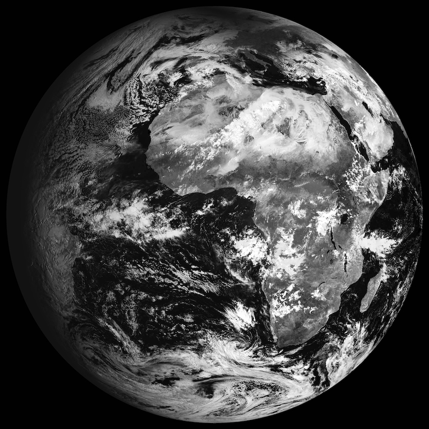 Globes: Meteosat Second Generation, ASI - Centro di Geodesia Spaziale Giuseppe Colombo