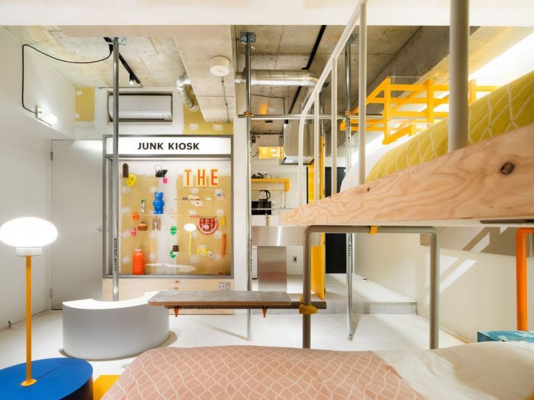 Artist Hotel – BnA Studio Akihabara. Stanza 201. studioBOWL, Athletic Park. Photo Tomooki Kengaku