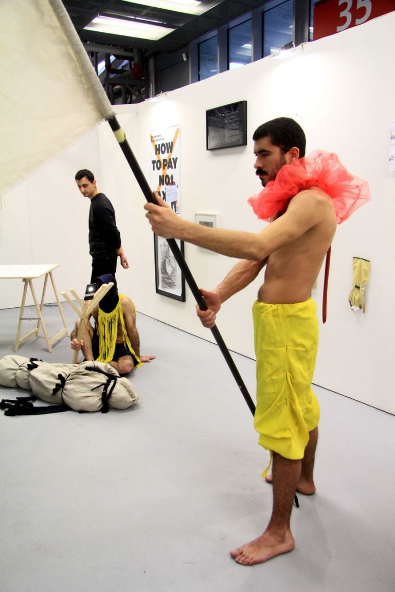 Artworks that ideas can buy _ Oplà – Performing Activities. Courtesy Arte Fiera. Photo Luca Ghedini