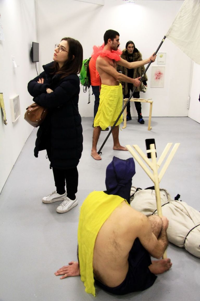 Artworks that ideas can buy _ Oplà – Performing Activities. Courtesy Arte Fiera. Photo Luca Ghedini