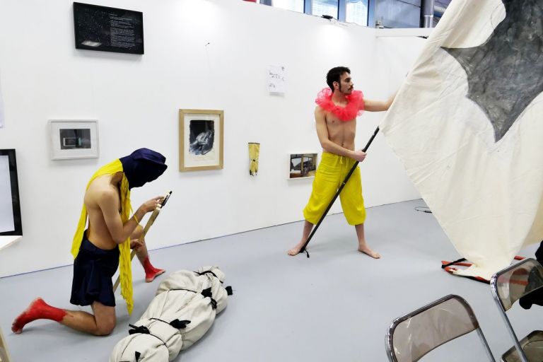 Artworks that ideas can buy _ Oplà – Performing Activities. Courtesy Arte Fiera. Photo Luca Ghedini