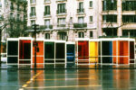 Chromosaturation pour un lieu public Odeon subway exit, 1969 Saint Germain, Paris, France © Atelier Cruz Diez Paris