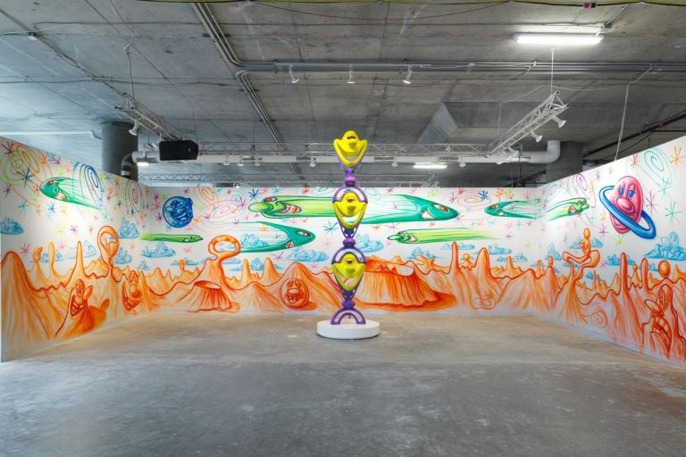 Beyond the Streets. Exhibition view at 25 Kent Ave, New York 2019 Kenny Scharf