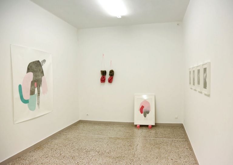 Chrysanthos Christodoulou, Untitled. Cagoule. Koukoula. Exhibition view