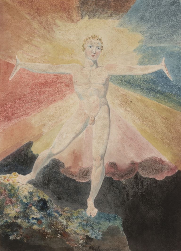 William Blake, Albion Rose c. 1793, Courtesy of the Huntington Art Collections