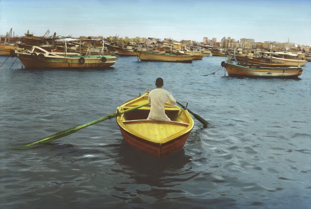 Youssef Nabil - Say Goodbye, Self Portrait, Alexandria 2009 Courtesy of the Artist