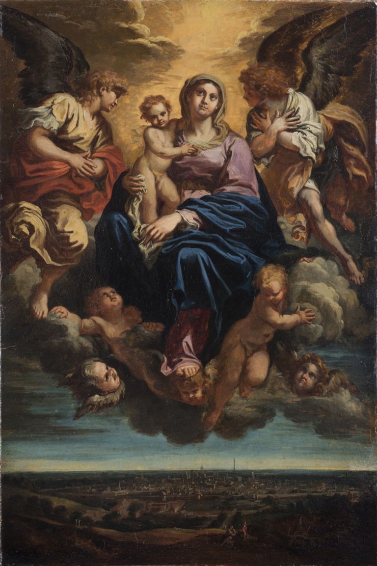 Carracci. Madonna in gloria.