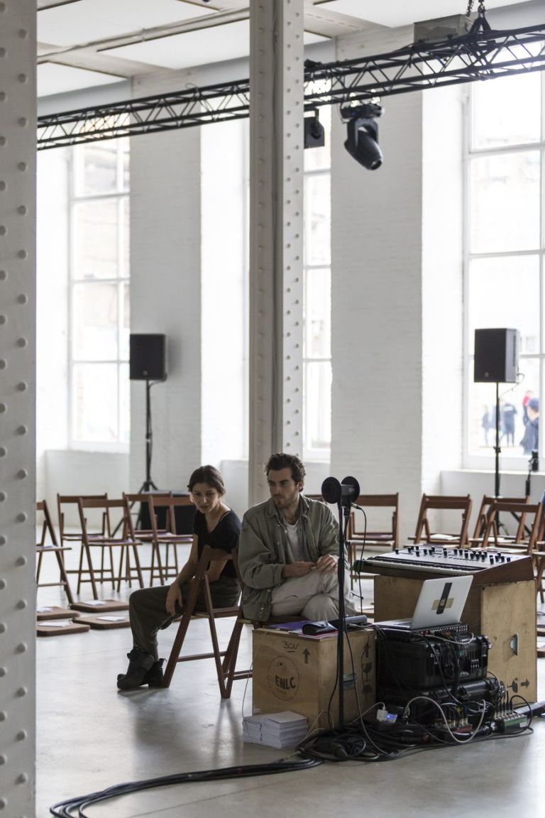 Nicolas Jaar & Stephanie Jananina. Photo © Alba Ruperez