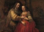Rembrandt, Isaac and Rebecca, known as The Jewish Bride, c. 1665. Amsterdam, Rijksmuseum. on Ioan from The City of Amsterdam (A. van der Hoop Bequest)