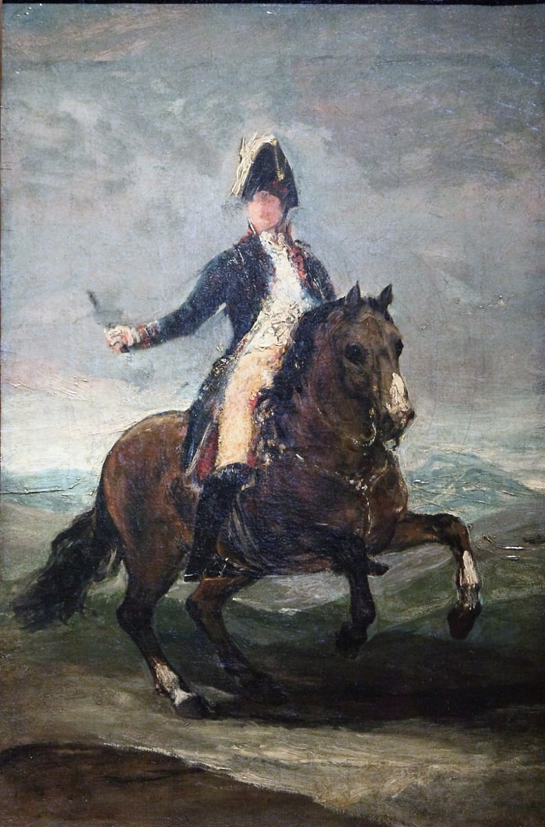 Attribue A Francisco Jose De Goya Y Lucientes Portrait Equestre De Ferdinand Vii Esquisse Autour De 1808 C Musee Des Beaux Arts D Agen Artribune