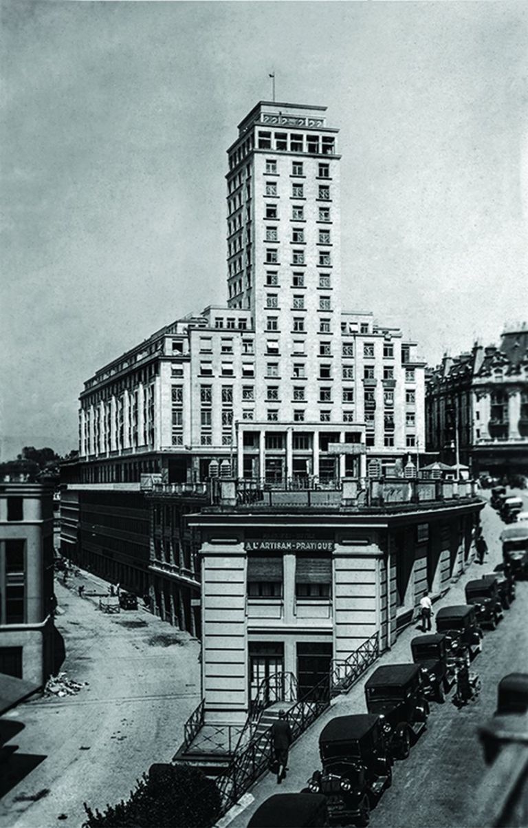 Immagine storica della Torre Bel Air di Losanna ® Musée historique de Lausanne