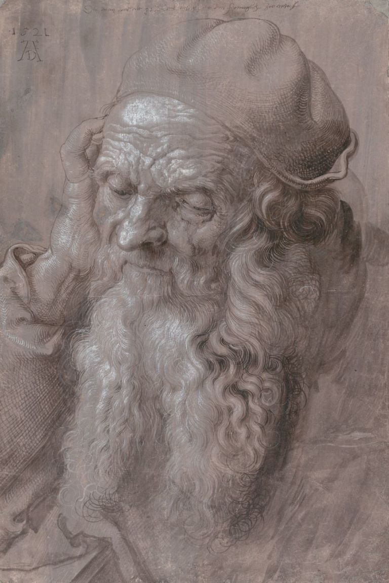 Albrecht Dürer, Bildnis eines 93 jährigen Mannes, 1521 © Albertina, Vienna