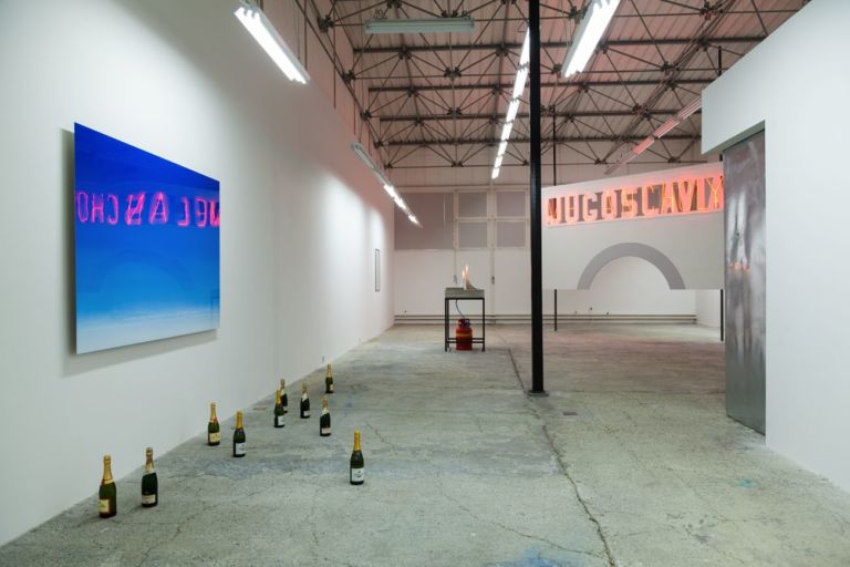 Saša Tkačenko, Ruins of Future Utopia, 2018, installation view at Eugster __ Belgrade, Belgrado 2018