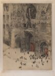 Anselmo Bucci, Cattedrale di Rouen, 1910, puntasecca. Musei Vaticani, Collezione d’Arte Contemporanea. Photo © Governatorato SCV, Direzione dei Musei e dei Beni Culturali