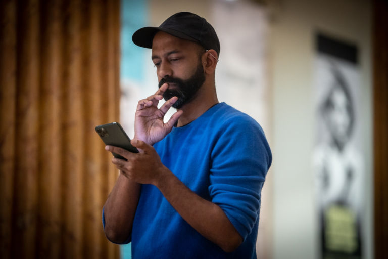 Brendan Fernandes, Art by Snapchat, 2016. Palazzo delle Esposizioni, Roma 2019. Photo Giovanni De Angelis