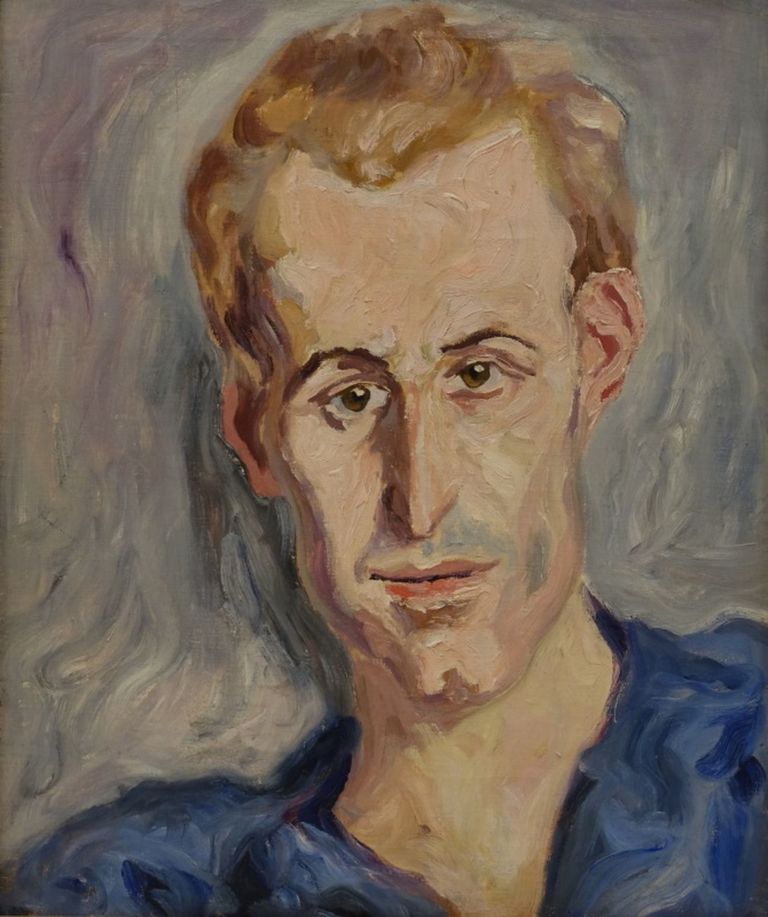 Carlo Levi, Ritratto di Manlio Cancogni, 1943, olio su tela, 46x38 cm. Roma, Fondazione Carlo Levi