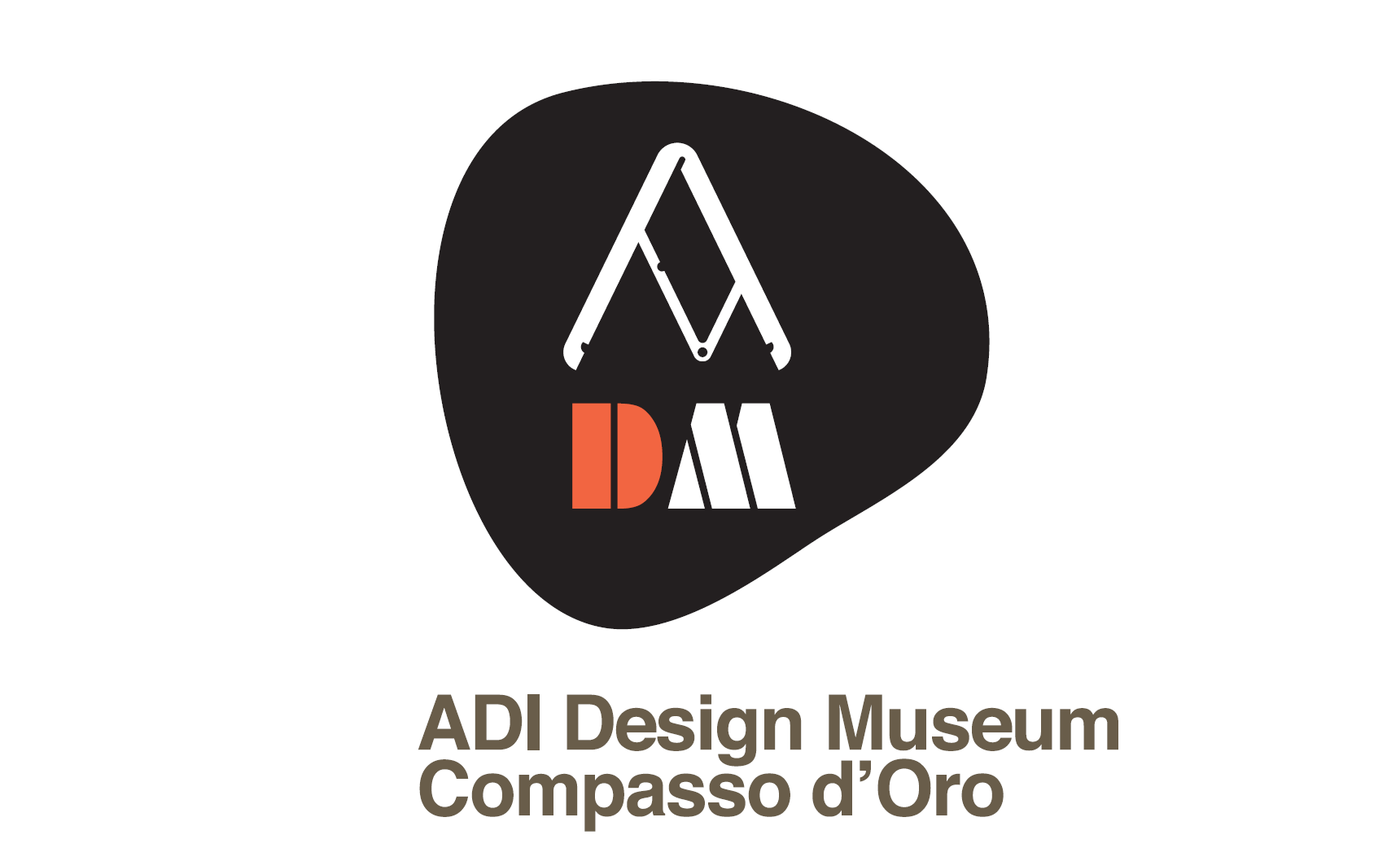 Il logo del Museo del design dell'ADI disegnato da Italo Lupi