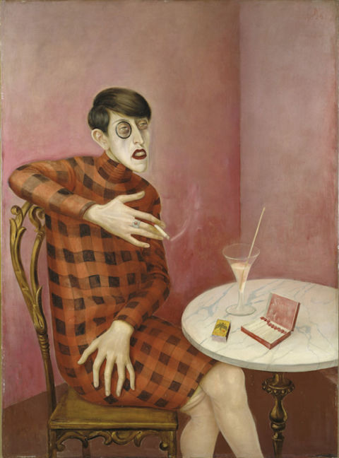 Bildnis der Journalistin Sylvia von Harden (Portrait de la journaliste Sylvia von Harden), Otto Dix, 1926 Courtesy Centre Pompidou