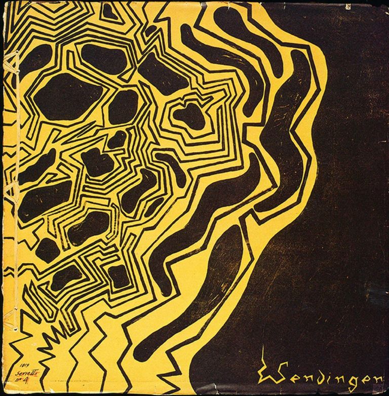 Wendingen, 1919, II 4, progetto della copertina di M. P. Bolken