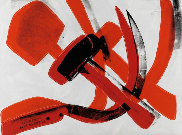 Andy Warhol (1928 – 1987) Hammer and Sickle 1976 Museum Brandhorst © 2020 The Andy Warhol Foundation for the Visual Arts, Inc. / Licensed by DACS, London.