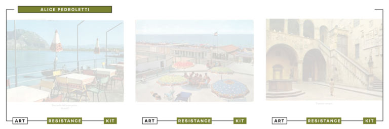 Art Resistance Kit, Copertina Alice Pedroletti