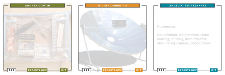 Art Resistance Kit Copertina Andrea Contin, Nicola Gobbetto, Tzortzakaki Angeliki