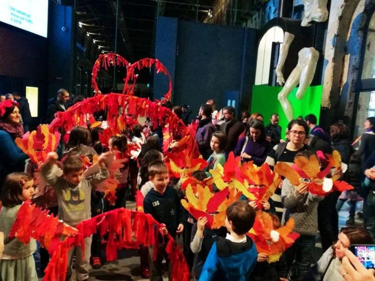 Fuochi e fiamme, festa di Carnevale a cura del Dipartimento Educazione Castello di Rivoli alle OGR Torino nell’ambito di Domeniche in Festa - network ZonArte sostenuto da Fondazione per l’Arte Moderna e Contemporanea CRT, 2018