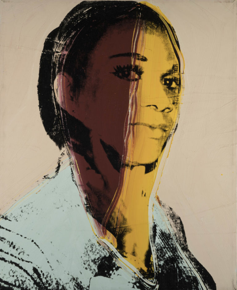 Andy Warhol (1928 – 1987) Ladies and Gentlemen (Alphanso Panell) 1975 Acrylic paint and silkscreen ink on canvas 813 x 660 mm Italian private collection © 2020 The Andy Warhol Foundation for the Visual Arts, Inc. / Licensed by DACS, London
