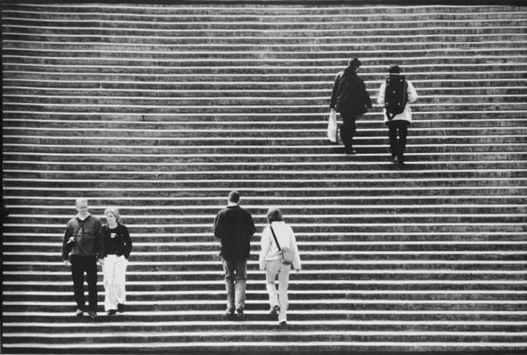 Abbas Kiarostami, Stairs, 2002, stampa su carta fotografica