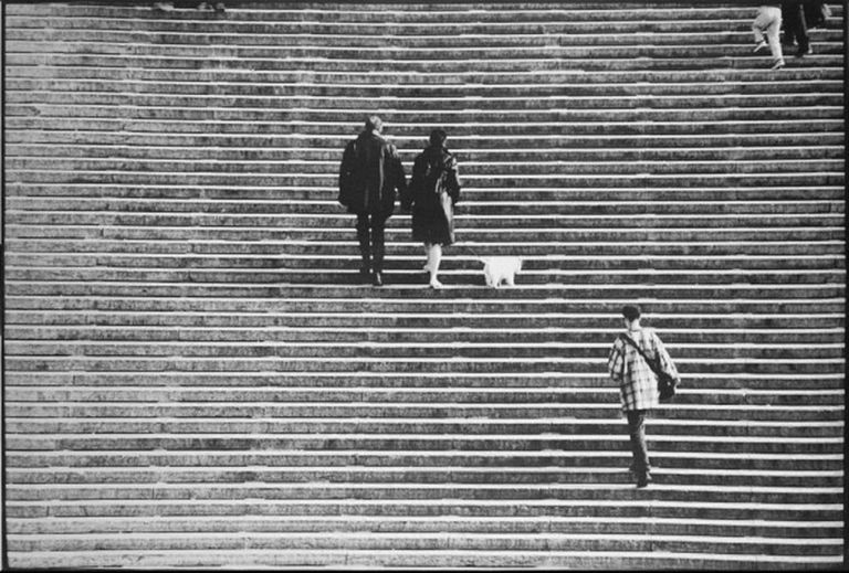 Abbas Kiarostami, Stairs, 2002, stampa su carta fotografica