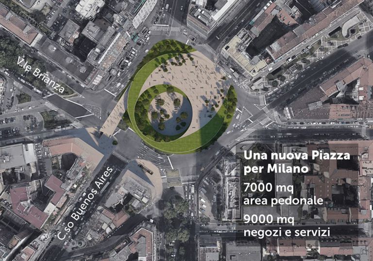 Antonio Citterio & Patricia Viel, Progetto piazzale Loreto, Milano. Courtesy of Systematica