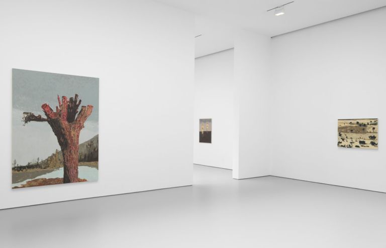 Mamma Andersson. The Lost Paradise. Installation view at David Zwirner, New York 2020. Courtesy David Zwirner