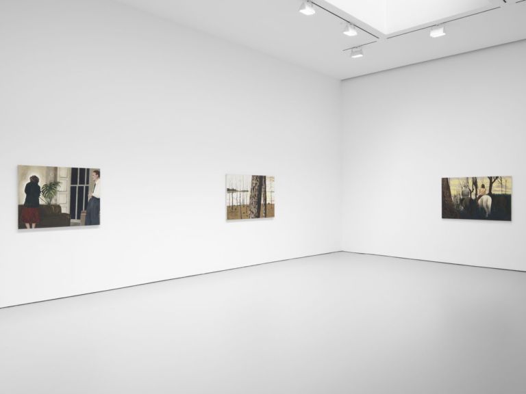 Mamma Andersson. The Lost Paradise. Installation view at David Zwirner, New York 2020. Courtesy David Zwirner