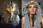 Unknown Egyptian Artist, Mask of Tutankhamun, 1323 BCE; Re-creation: Lorenzon Claudie