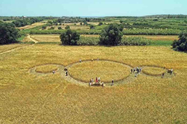 Infinito di Pistoletto al Parco dell'anima di Noto