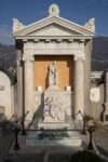 Augusto Guidini, Luigi Piffaretti e Gottardo Induni, La Tomba di Vincenzo Vela nel cimitero di Ligornetto (1893) dopo il restauro del 2019. © Museo Vincenzo Vela - Foto Mauro Zeni