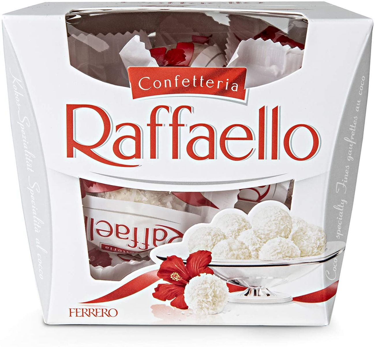 I cioccolatini Raffaello prodotti da Ferrero