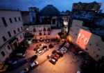 Mario Laporta, Shape sequenze, videoproiezione. Fabbrica delle Arti, piazzetta San Carlo all'Arena, Napoli 2011. Courtesy Gianluigi Maria Masucci