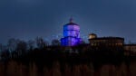 Torino, LUCI D'ARTISTA 2013-14, nella foto: Piccoli Spiriti Blu, Rebecca Horno, Monte dei Cappuccini