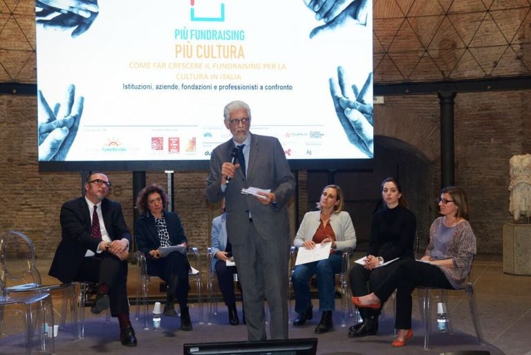 Un evento organizzato nel 2019 dalla Scuola di Fundraising di Roma