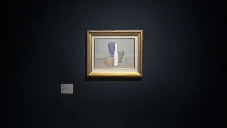 Giorgio Morandi. The Poetics of Stillness. Exhibition view at M WOODS, Beijing 2021 © M WOODS, Beijing © Famiglia Morandi SIAE