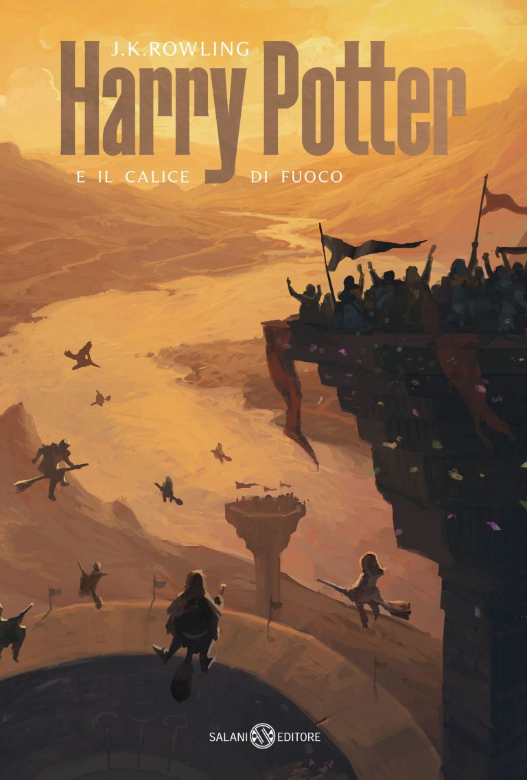 J.K. Rowling. Harry Potter e il calice di fuoco. La copertina di Michele De Lucchi (Salani Editore)