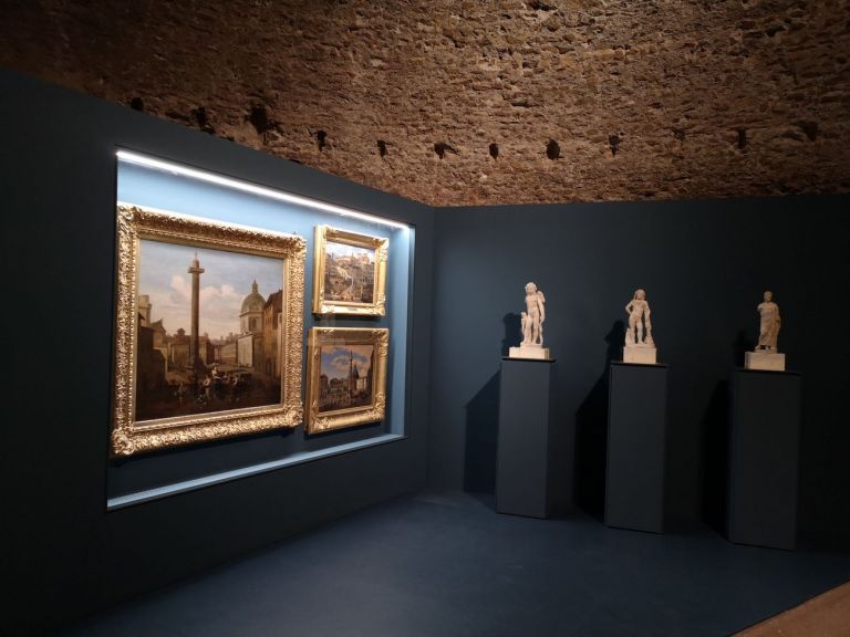 Napoleone e il mito di Roma. Exhibition view at Museo dei Fori Imperiali, Roma 2021