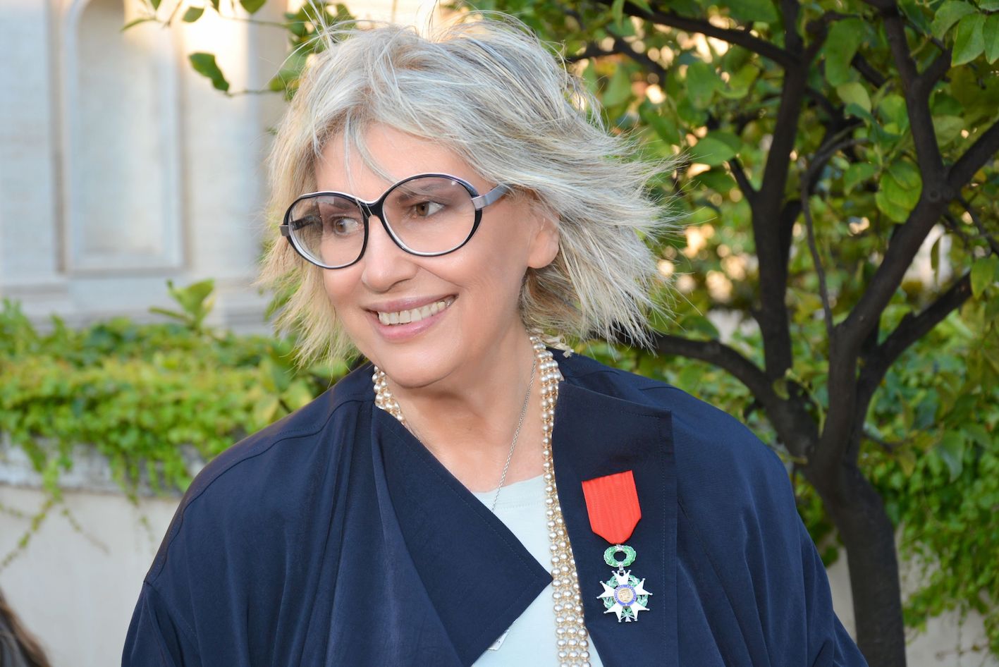 Alda Fendi, Legion d'Onore, ph. Carlo Bellincampi