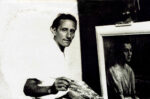 Alfredo Catarsini nello studio, 1939