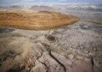 Gianfranco Gorgoni Robert Smithson, Spiral Jetty 1970, Rozel Point, Salt Lake City, Utah 2010