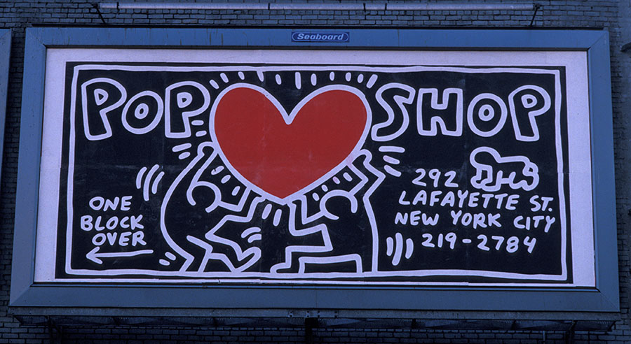 Keith Haring, Pop shop, 1986